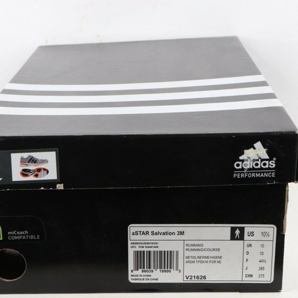 NOS Vintage Adidas AdiStar Salvation 3 Jogging Running Shoes Sneakers Gray main image 5
